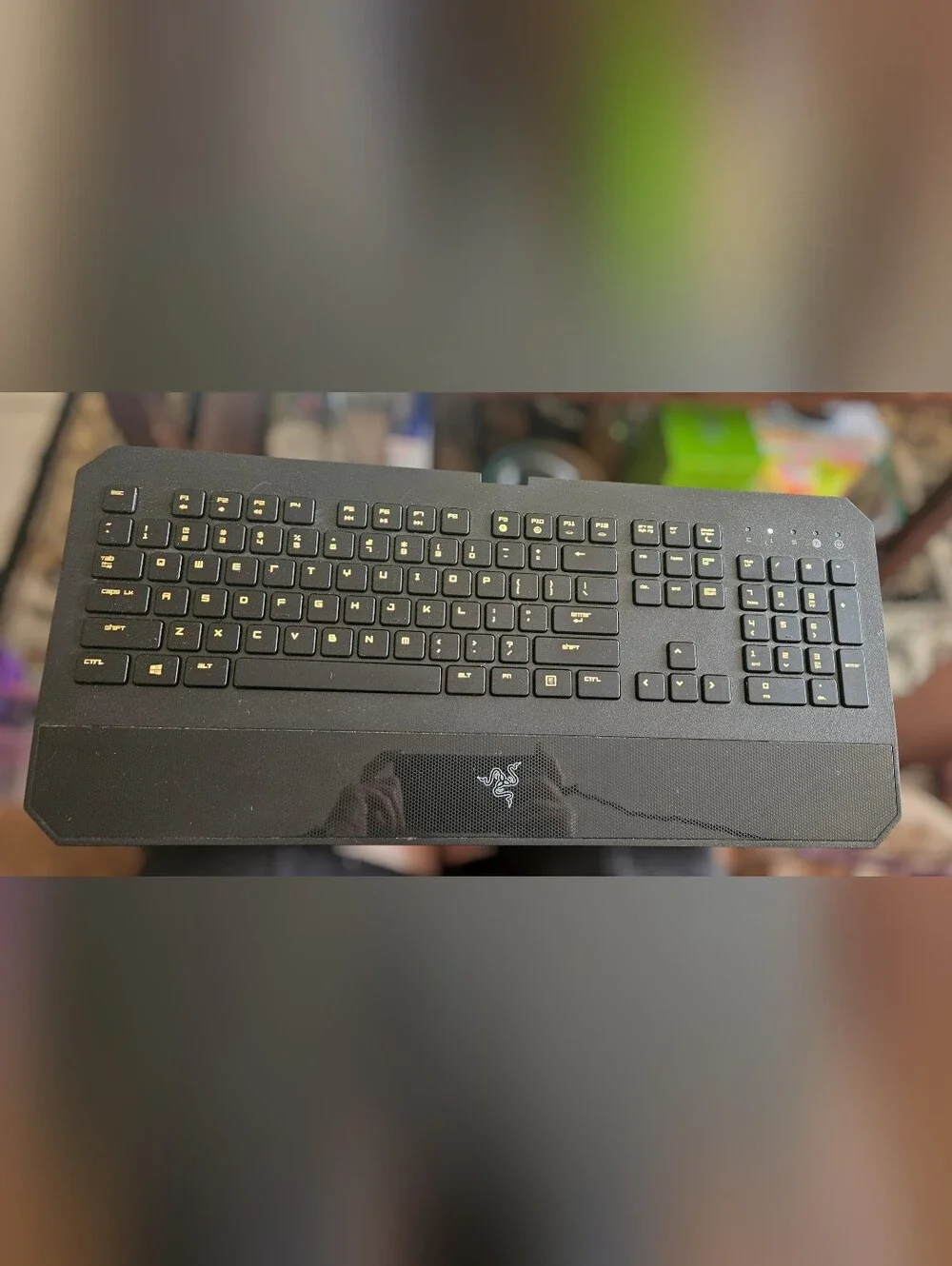 Razer Black Color Changing Keyboard With Cord.